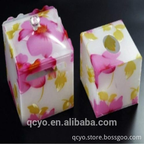 2015new products flower tissue box wholesale
